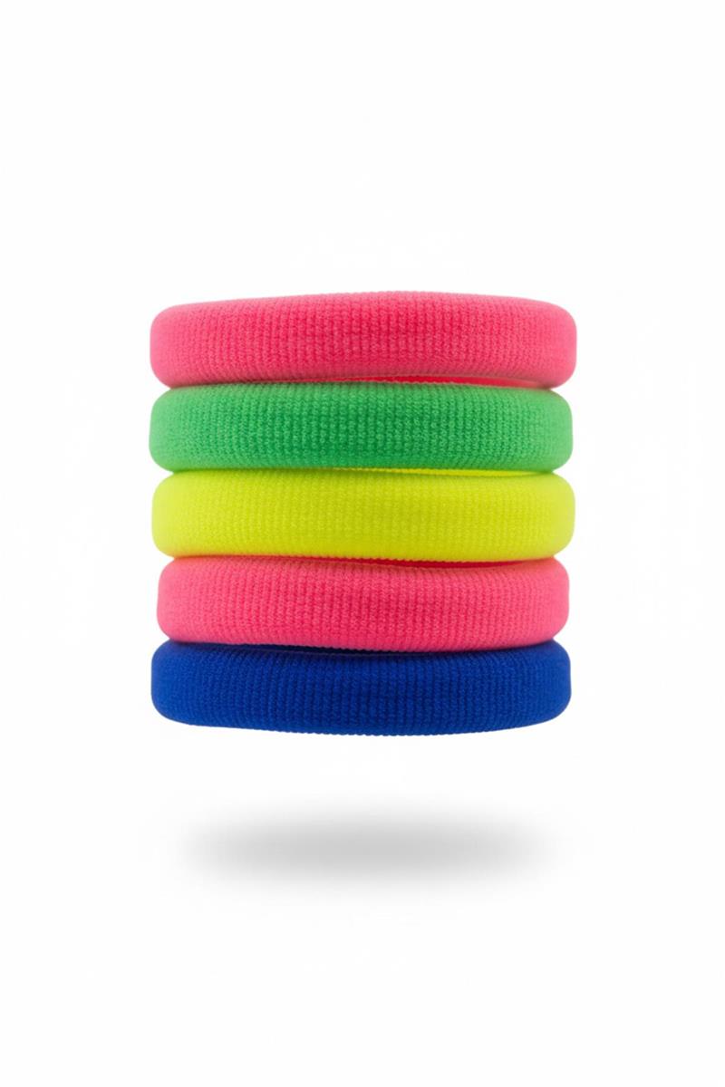 set di elastici per capelli